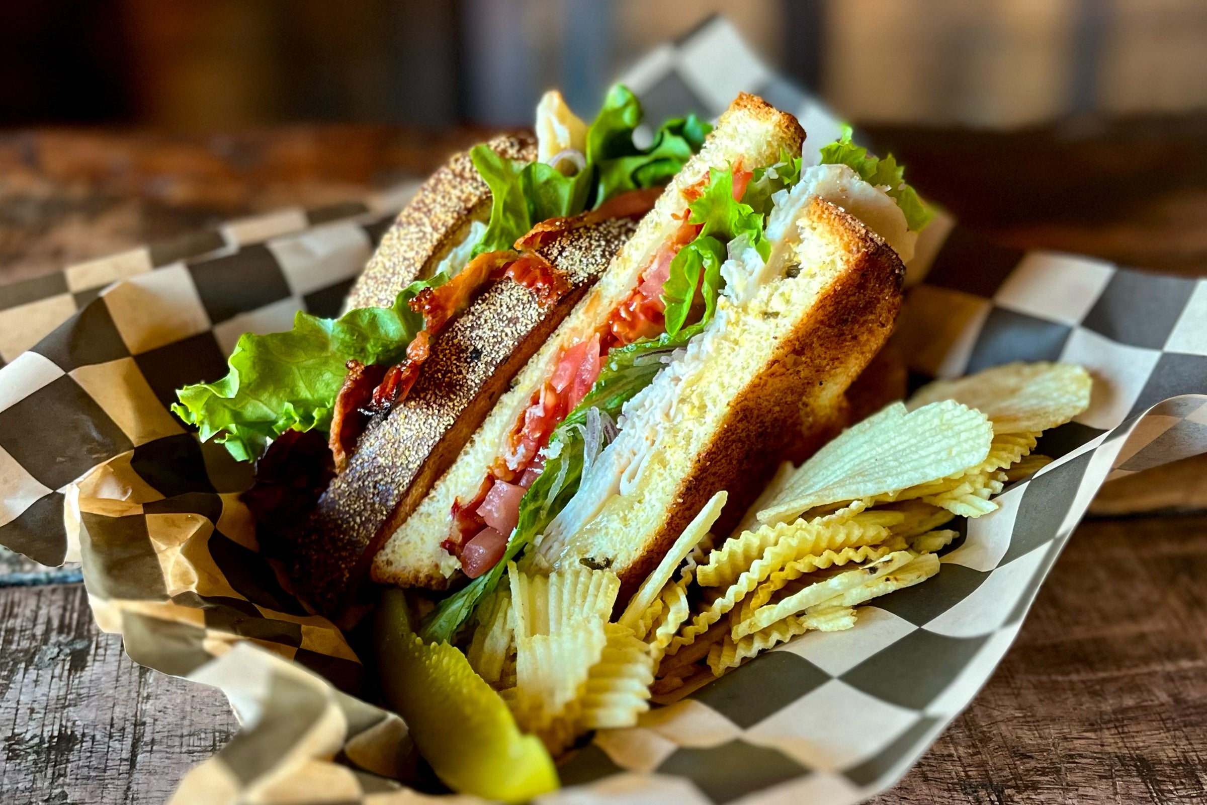 Restaurant style toasted sandwiches served all day.