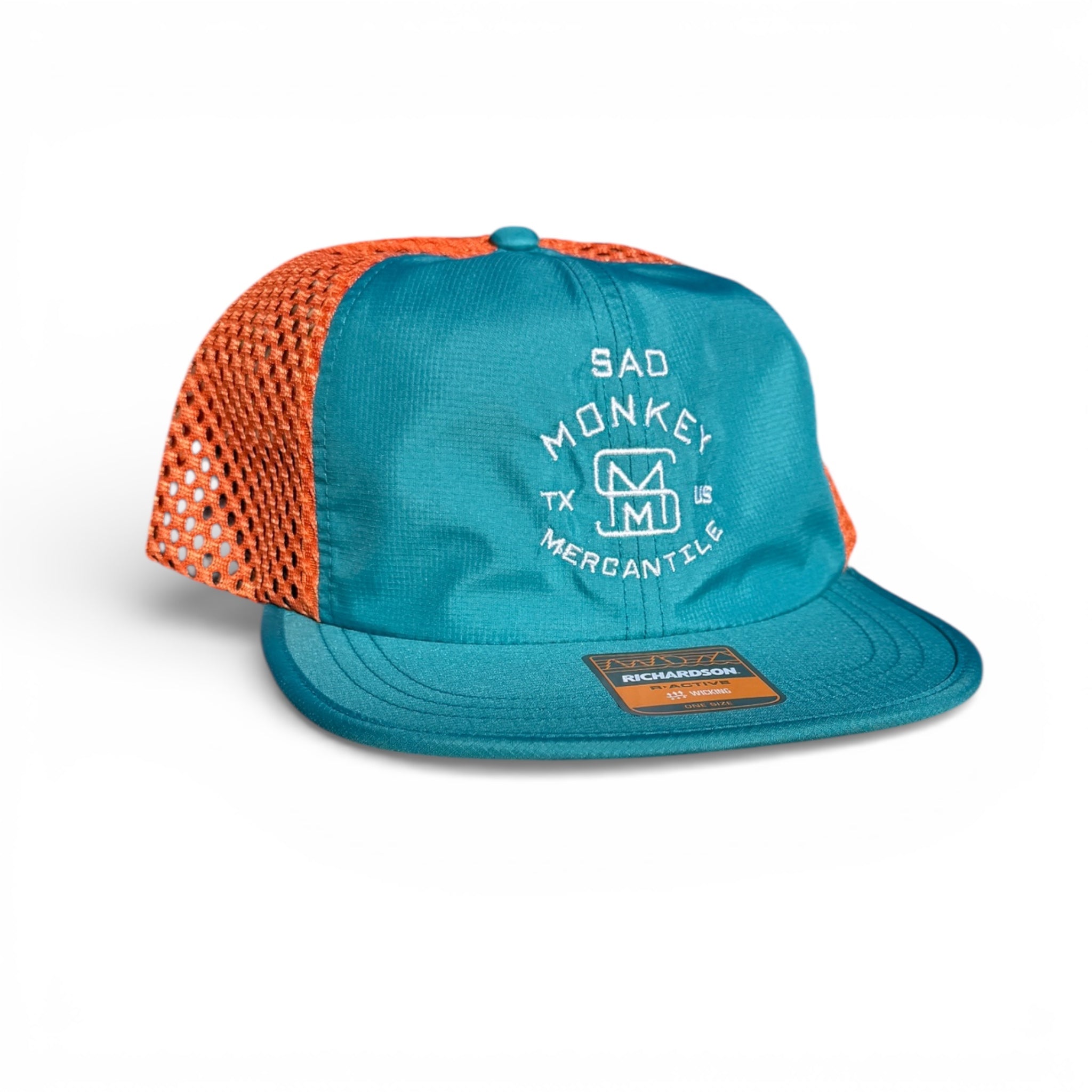 SMM Brand Hiker Hat - Teal/Orange