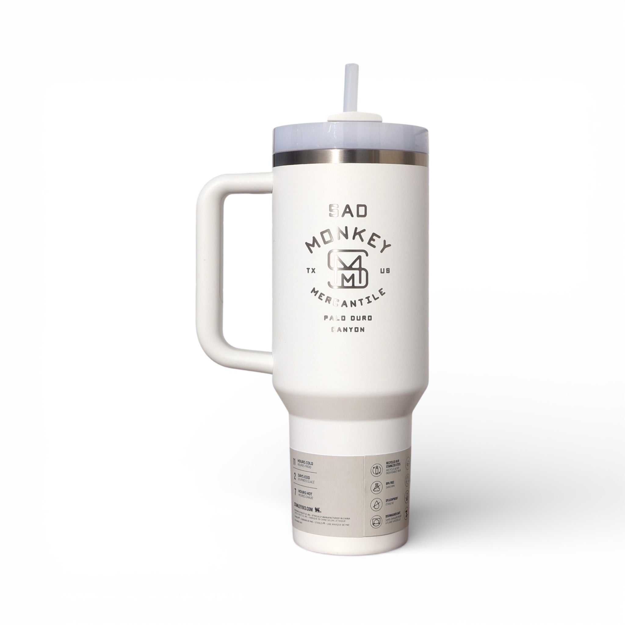 SMM + Stanley Quencher H2.0 Flowstate™ Tumbler - White