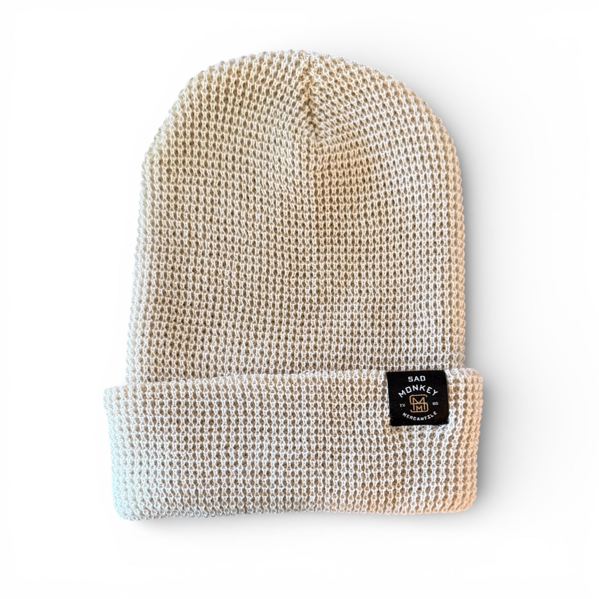 SMM Brand Waffle Beanie - Birch