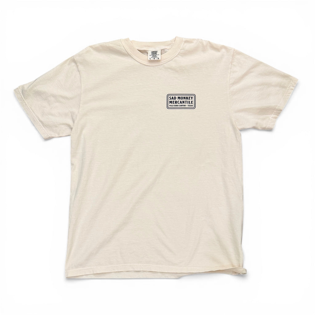 Longhorn Monkey Tee - Ivory