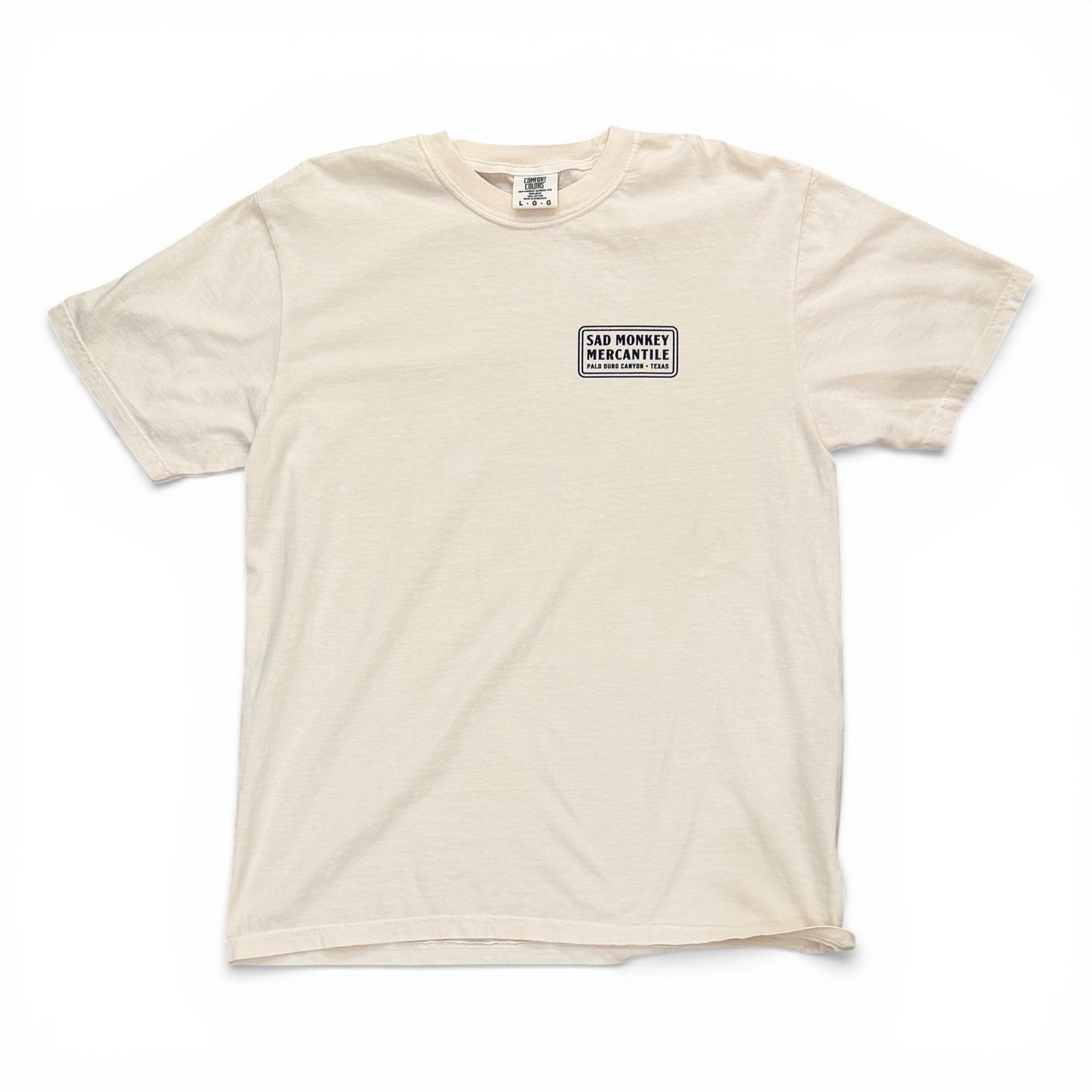 Longhorn Monkey Tee - Ivory