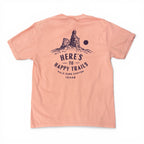 Happy Trails Tee - Peach