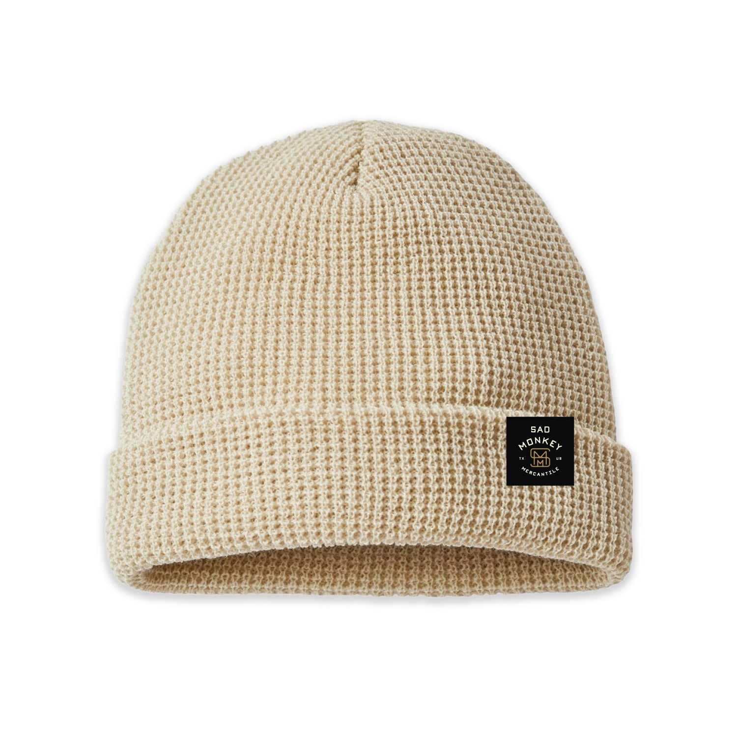 SMM Brand Waffle Beanie - Birch