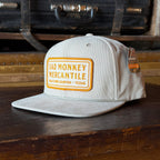 Badge Corduroy Rope Hat - Tan