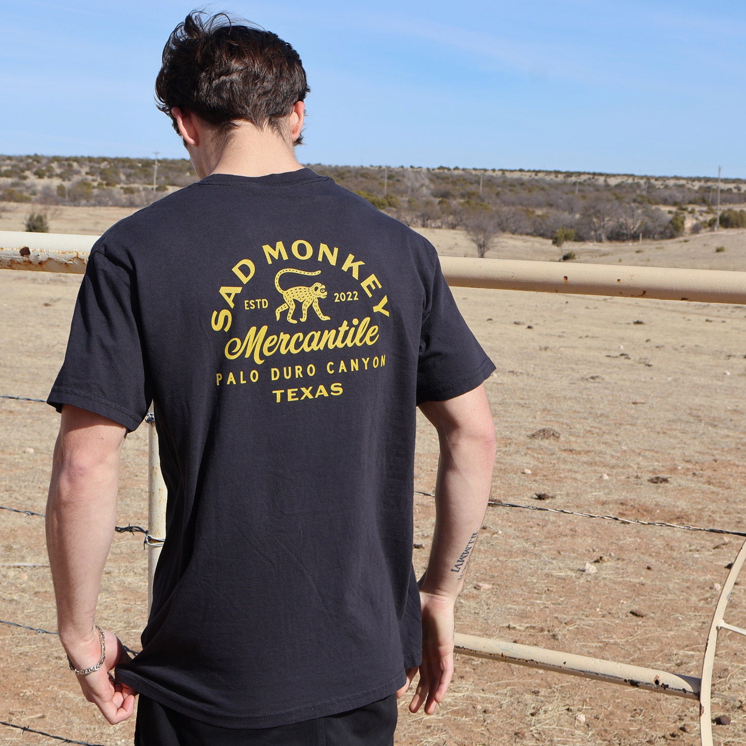 Golden Monkey Tee - Black