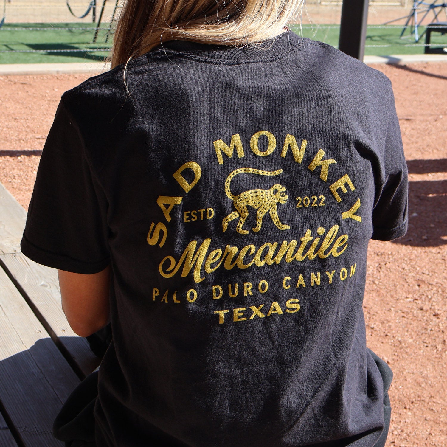 Golden Monkey Tee - Black