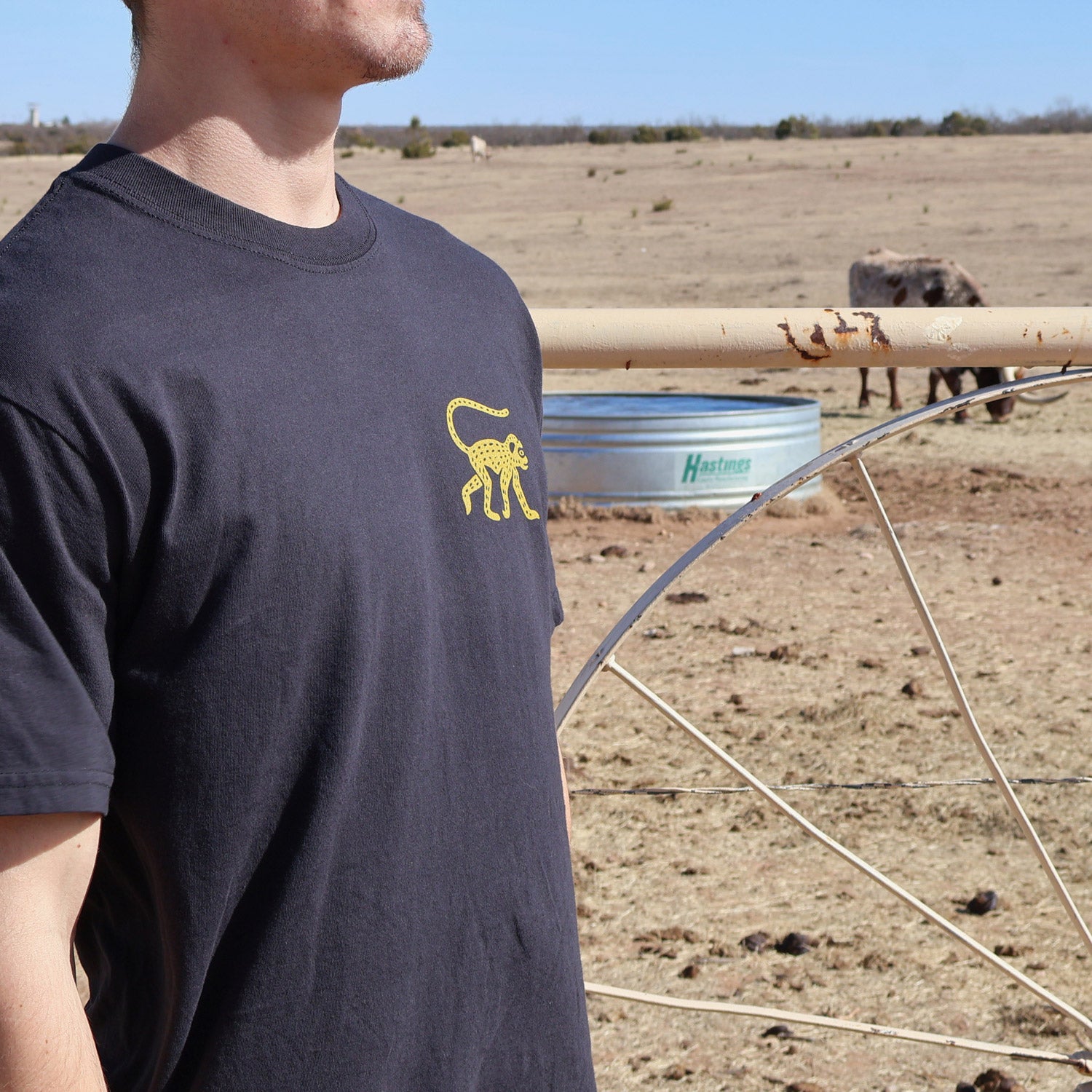 Golden Monkey Tee - Black