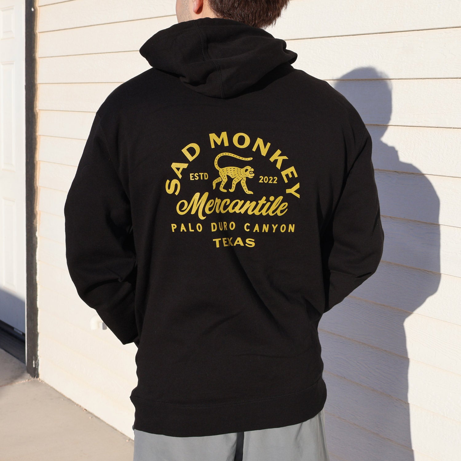 Golden Monkey Hoodie - Black