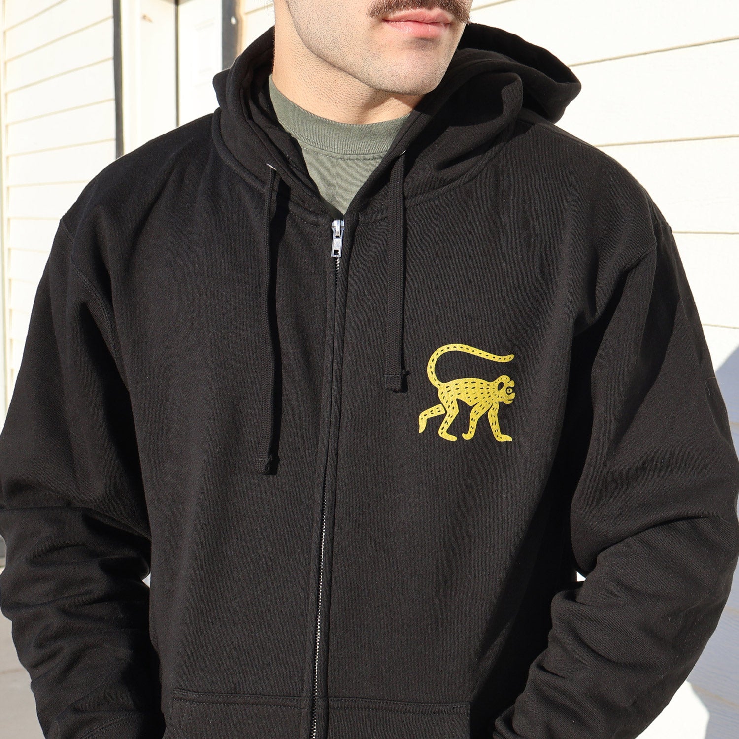 Golden Monkey Hoodie - Black
