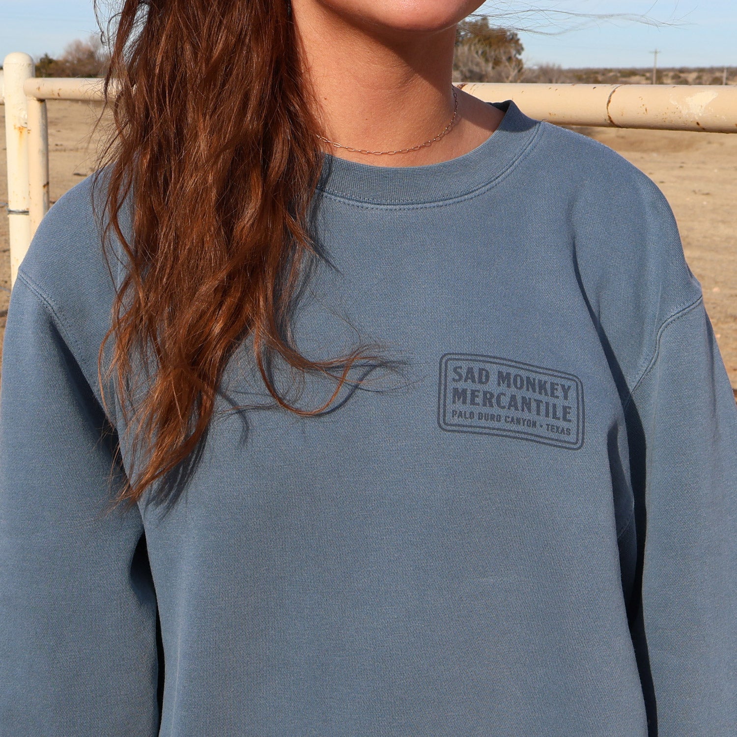 Happy Trails Sweatshirt - Blue