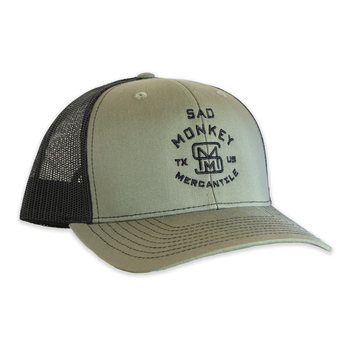 SMM Brand Trucker Hat - Olive