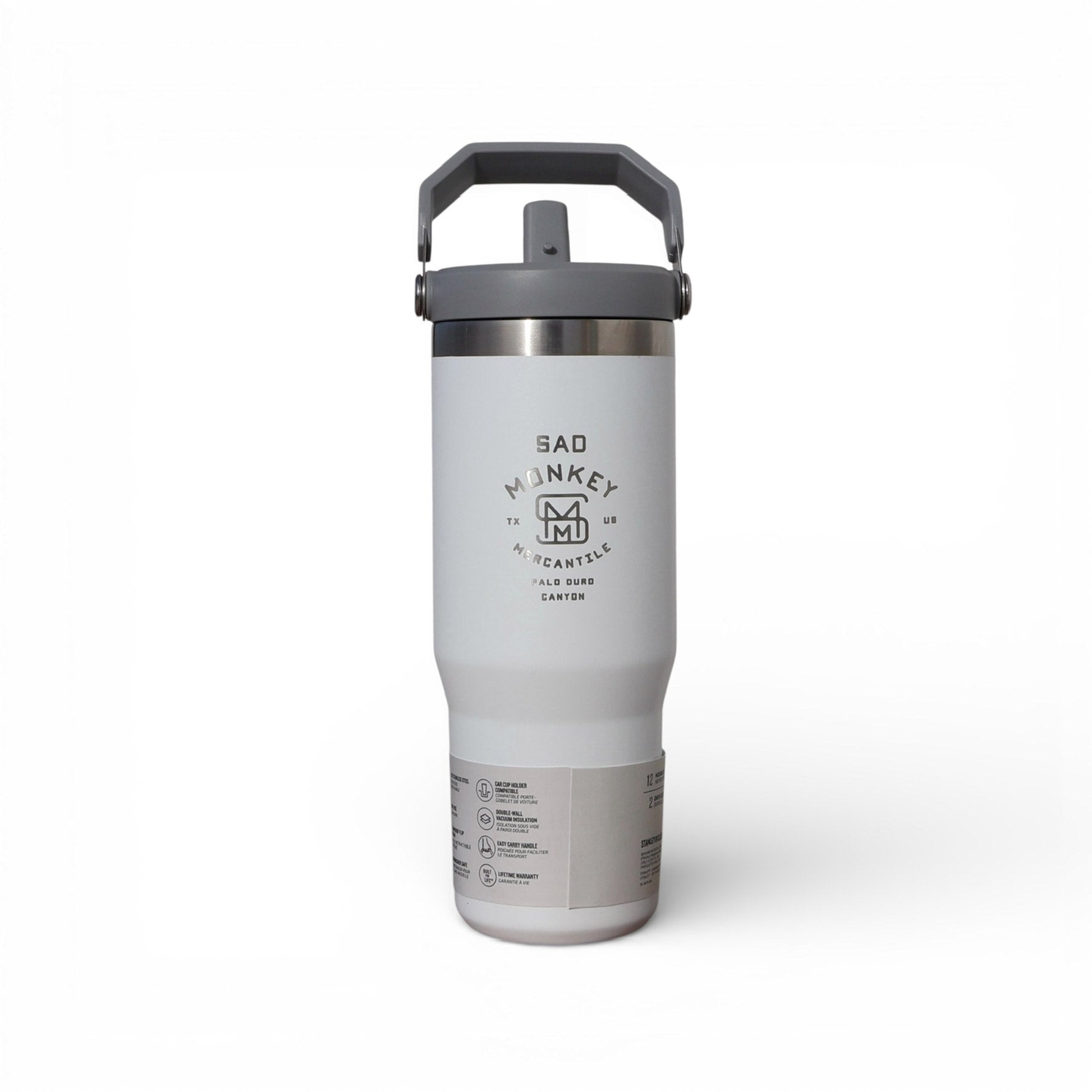 SMM + Stanley IceFlow Flip Straw Tumbler - Polar White